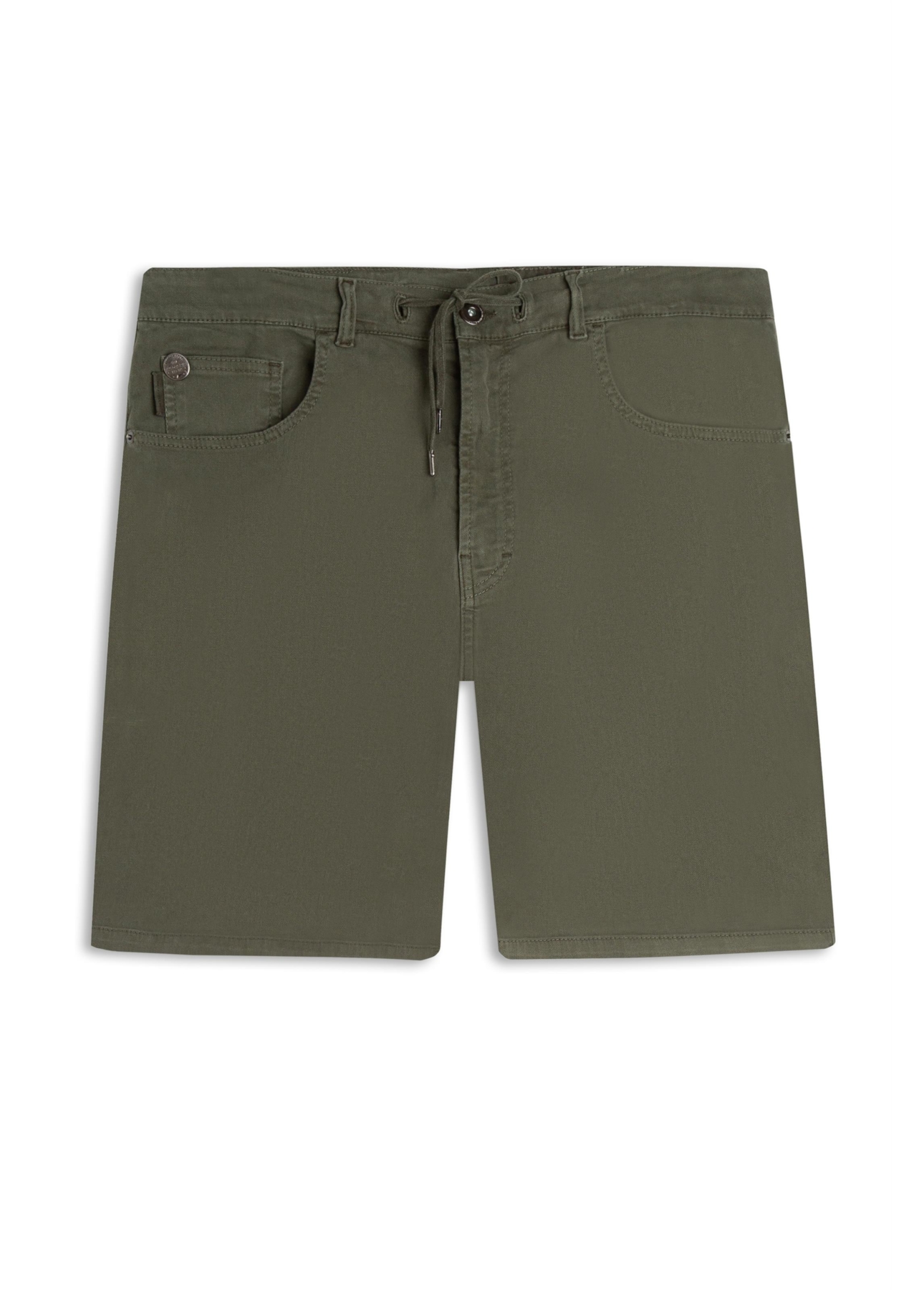 Bermuda Jogging Color Verde Escuro