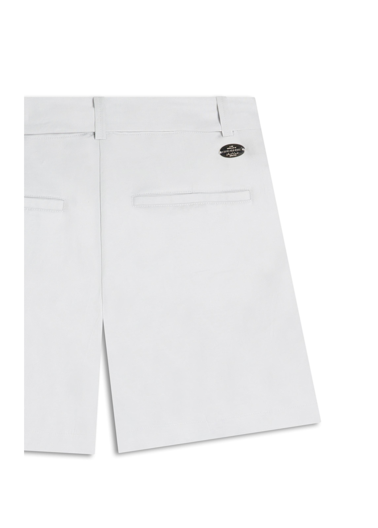 Bermuda Linen Blend Basic B. Faca Silver