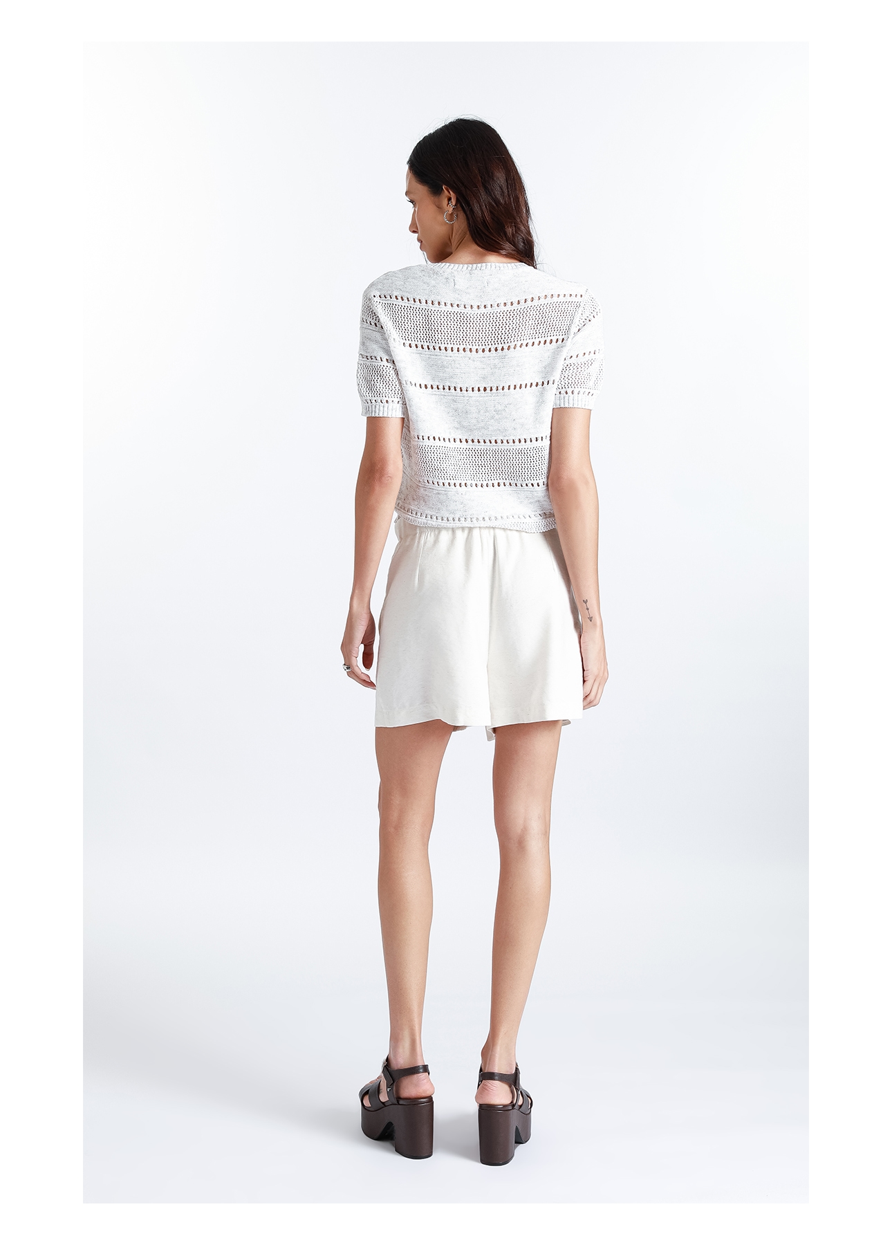 Bermuda Marant Transpass Buttons Natural