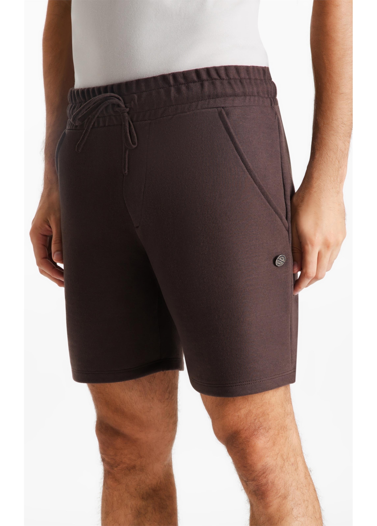 Bermuda Moletom Dark Brown
