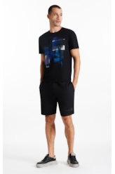 Bermuda Moletom Hemp Jogger Preto
