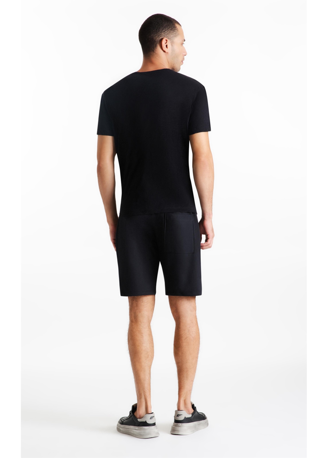 Bermuda Moletom Hemp Jogger Preto