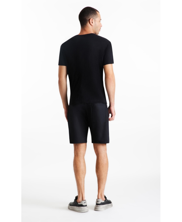 Bermuda Moletom Hemp Jogger Preto