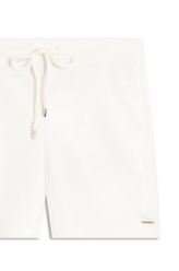 Bermuda Moletom Sport Off White