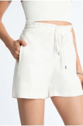 Bermuda Moletom Sport Off White