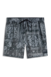 Bermuda Nylon Beach Trucker Bandanna Preto