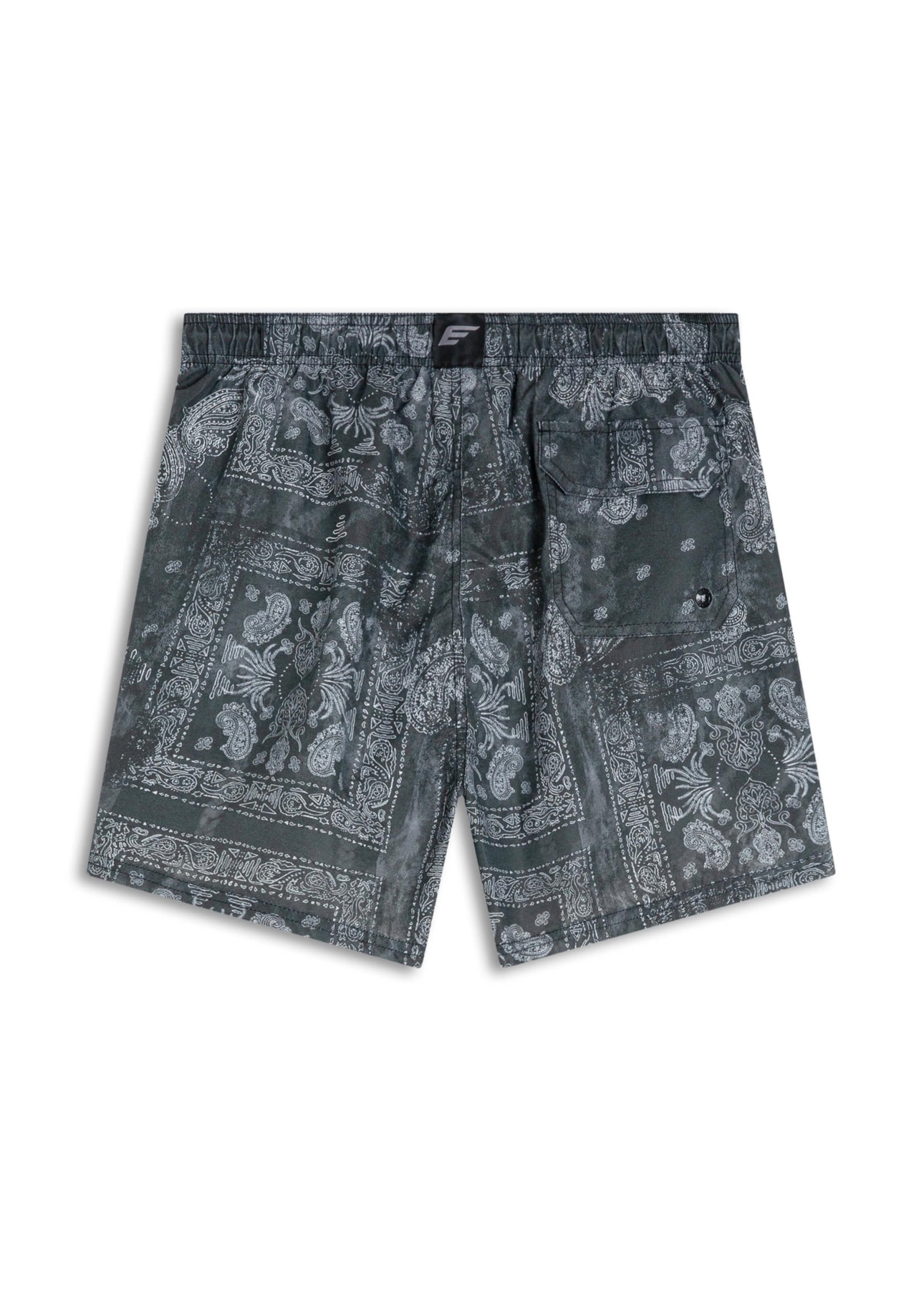 Bermuda Nylon Beach Trucker Bandanna Preto