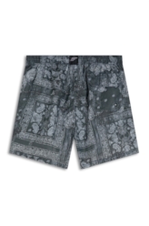Bermuda Nylon Beach Trucker Bandanna Preto