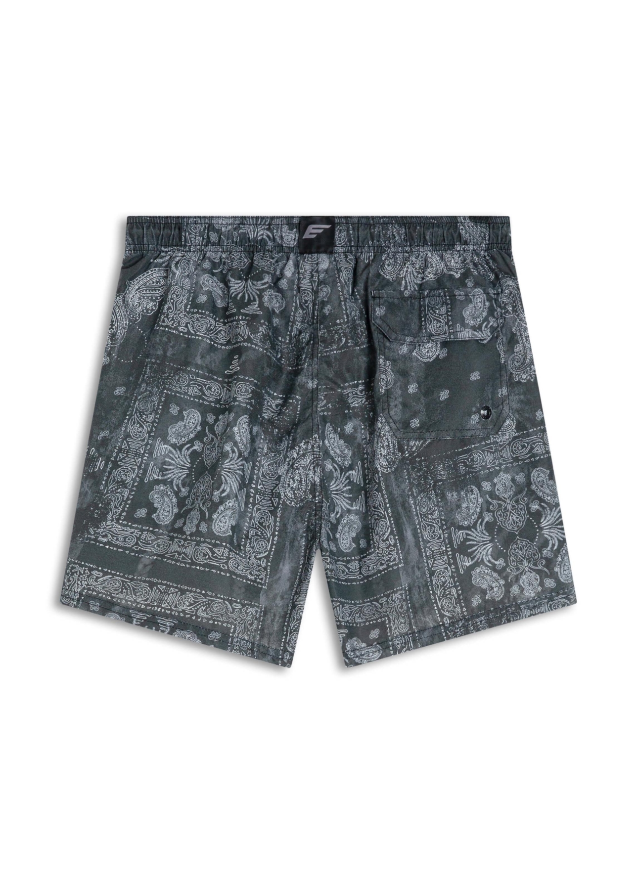 Bermuda Nylon Beach Trucker Bandanna Preto