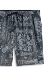 Bermuda Nylon Beach Trucker Bandanna Preto