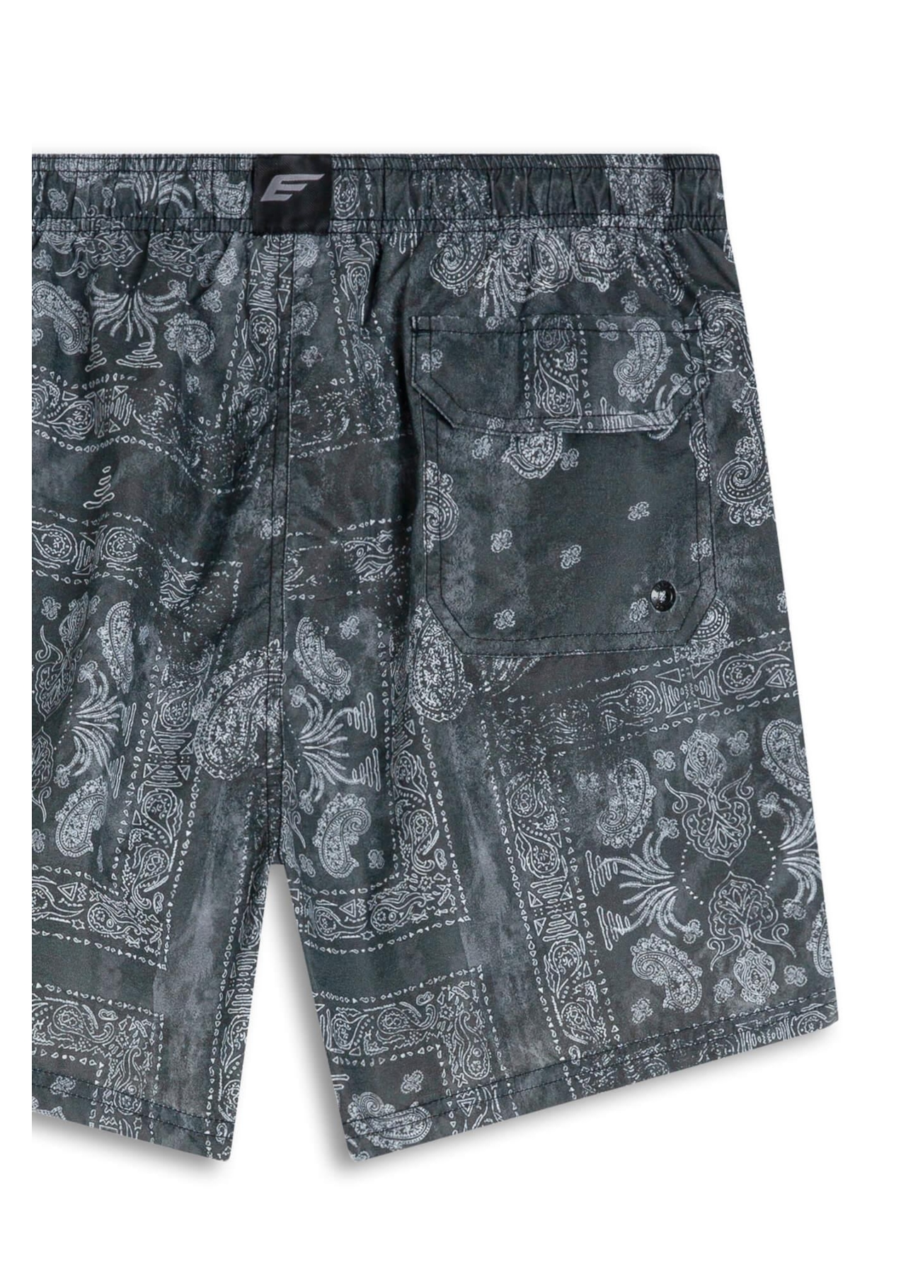 Bermuda Nylon Beach Trucker Bandanna Preto
