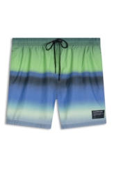 Bermuda Nylon Beach Trucker Grandient Azul
