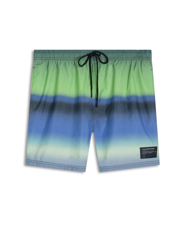 Bermuda Nylon Beach Trucker Grandient Azul