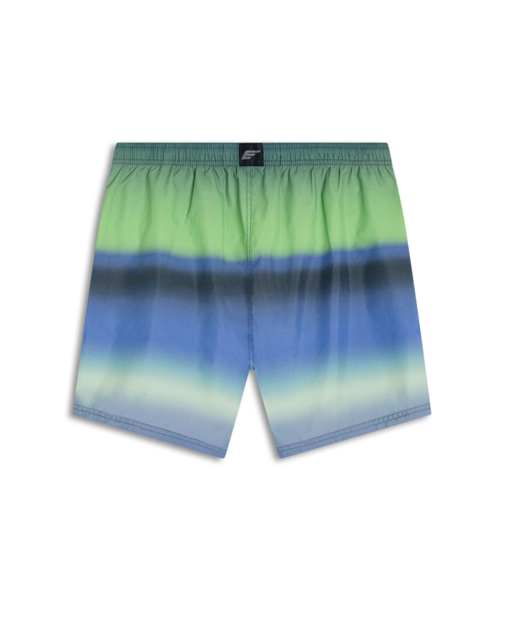 Bermuda Nylon Beach Trucker Grandient Azul