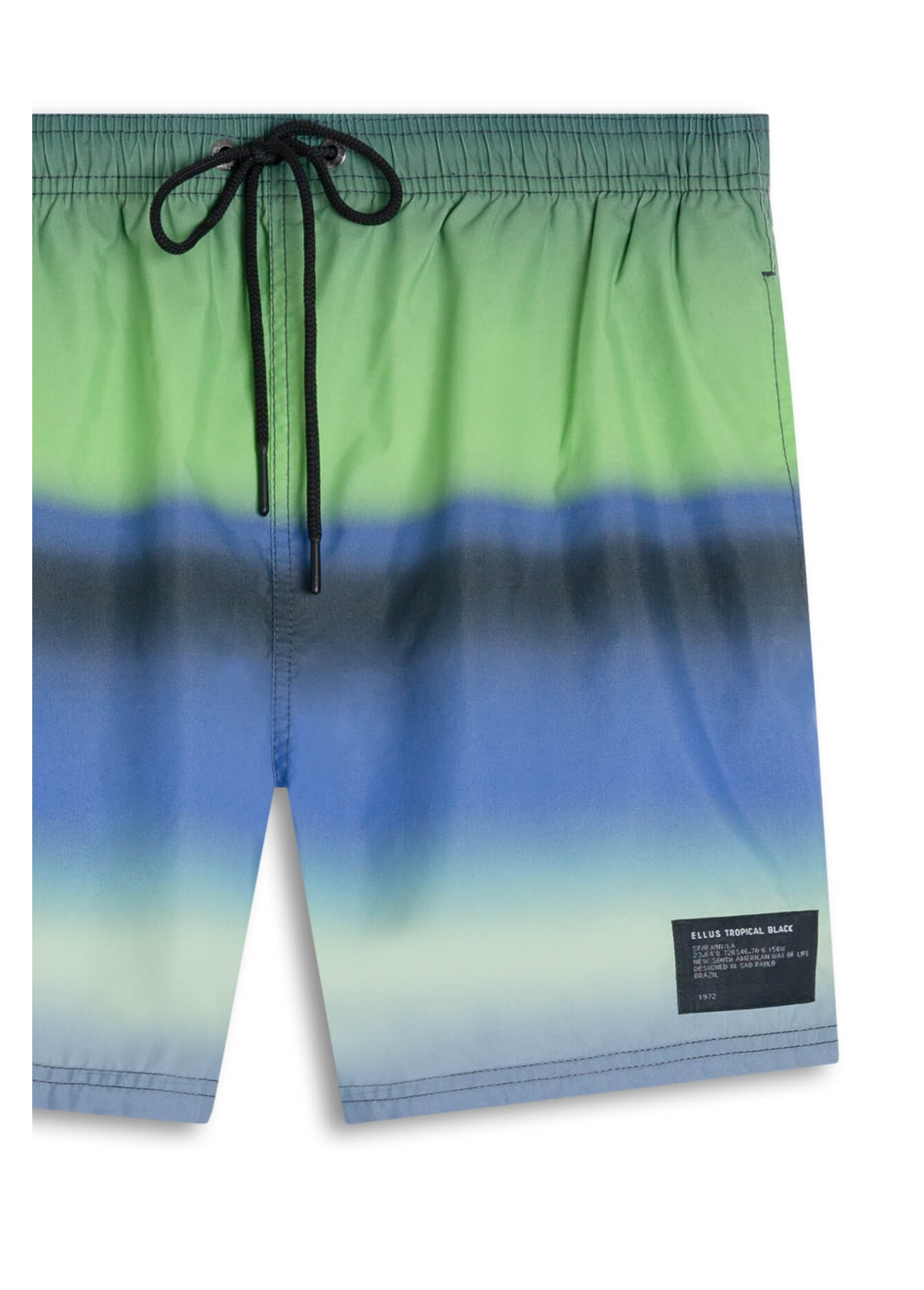 Bermuda Nylon Beach Trucker Grandient Azul