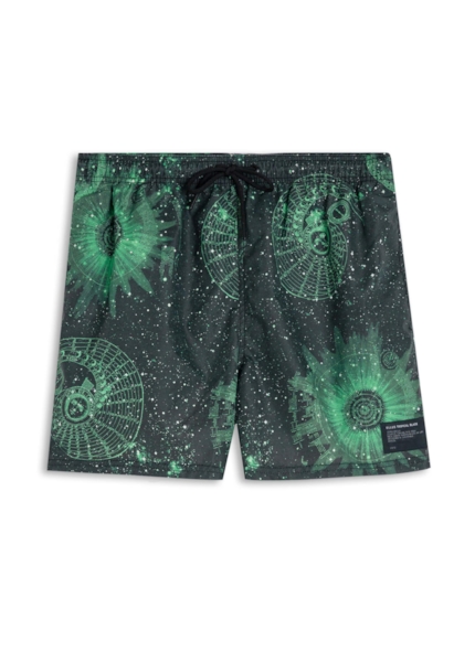 Bermuda Nylon Beach Trucker Mystical Space Verde