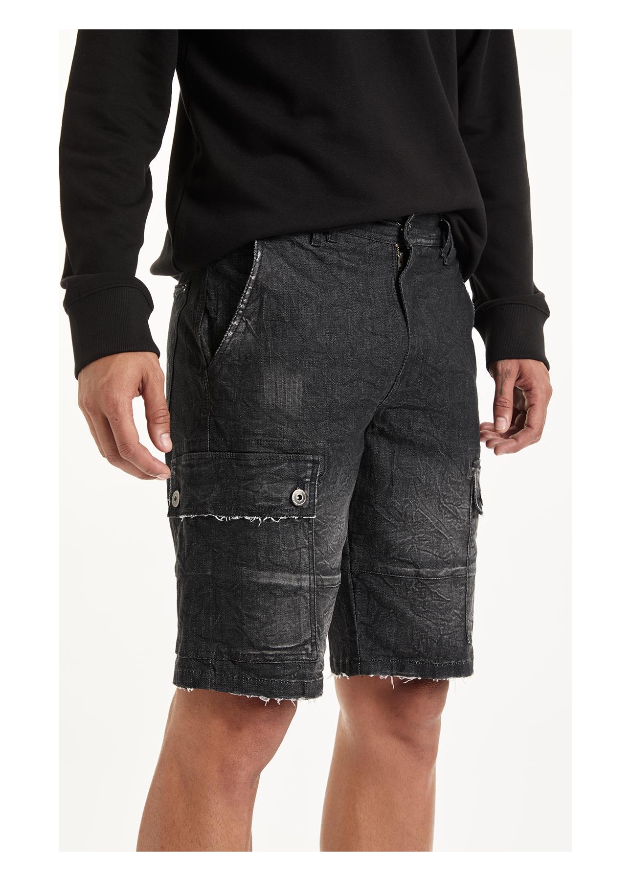 Bermuda Ocean Elastic Long Cargo Black