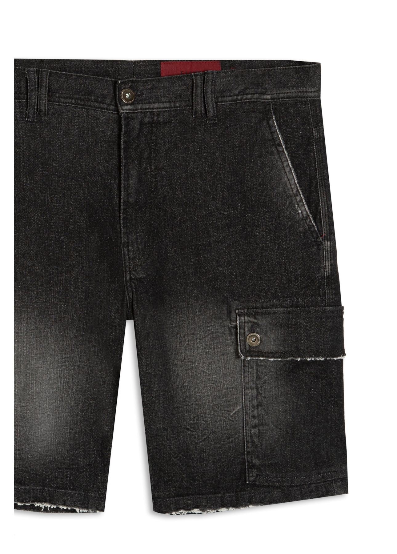 Bermuda Ocean Elastic (Long) Cargo Lav.Black