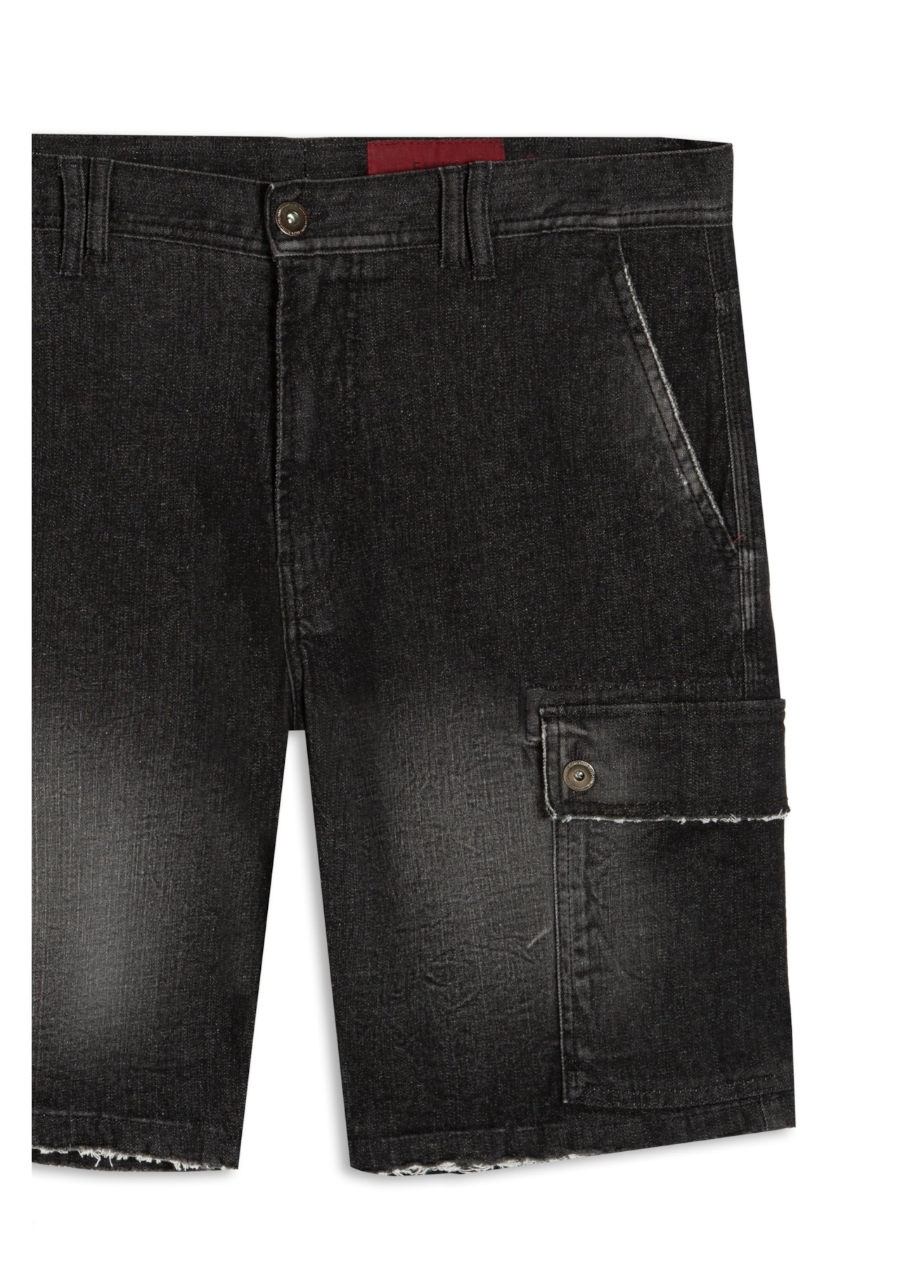 Bermuda Ocean Elastic (Long) Cargo Lav.Black