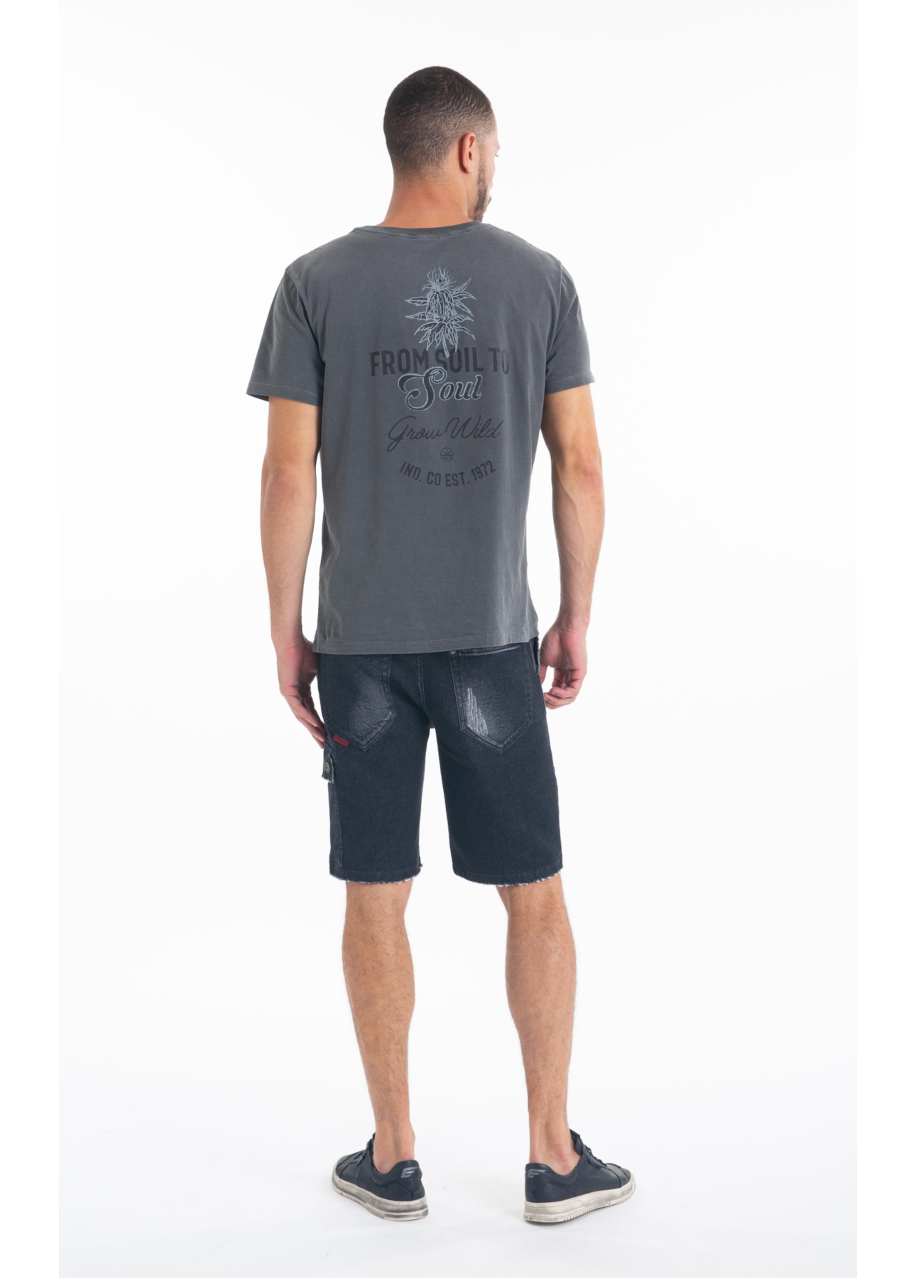 Bermuda Ocean Elastic (Long) Cargo Lav.Black