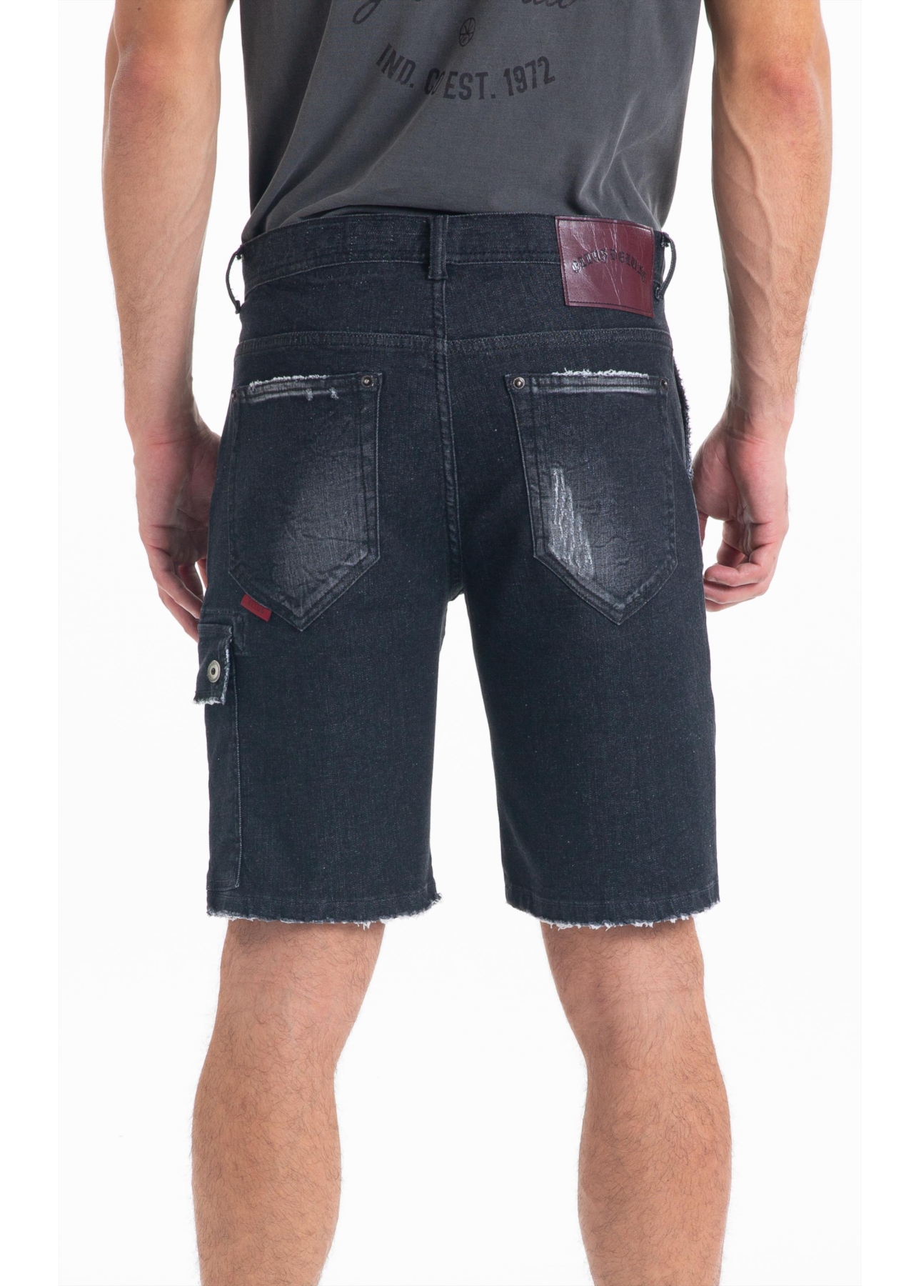 Bermuda Ocean Elastic (Long) Cargo Lav.Black