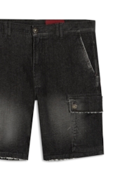 Bermuda Ocean Elastic (Long) Cargo Lav.Black