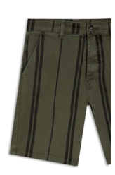 Bermuda Original Color Stripe Verde Escuro