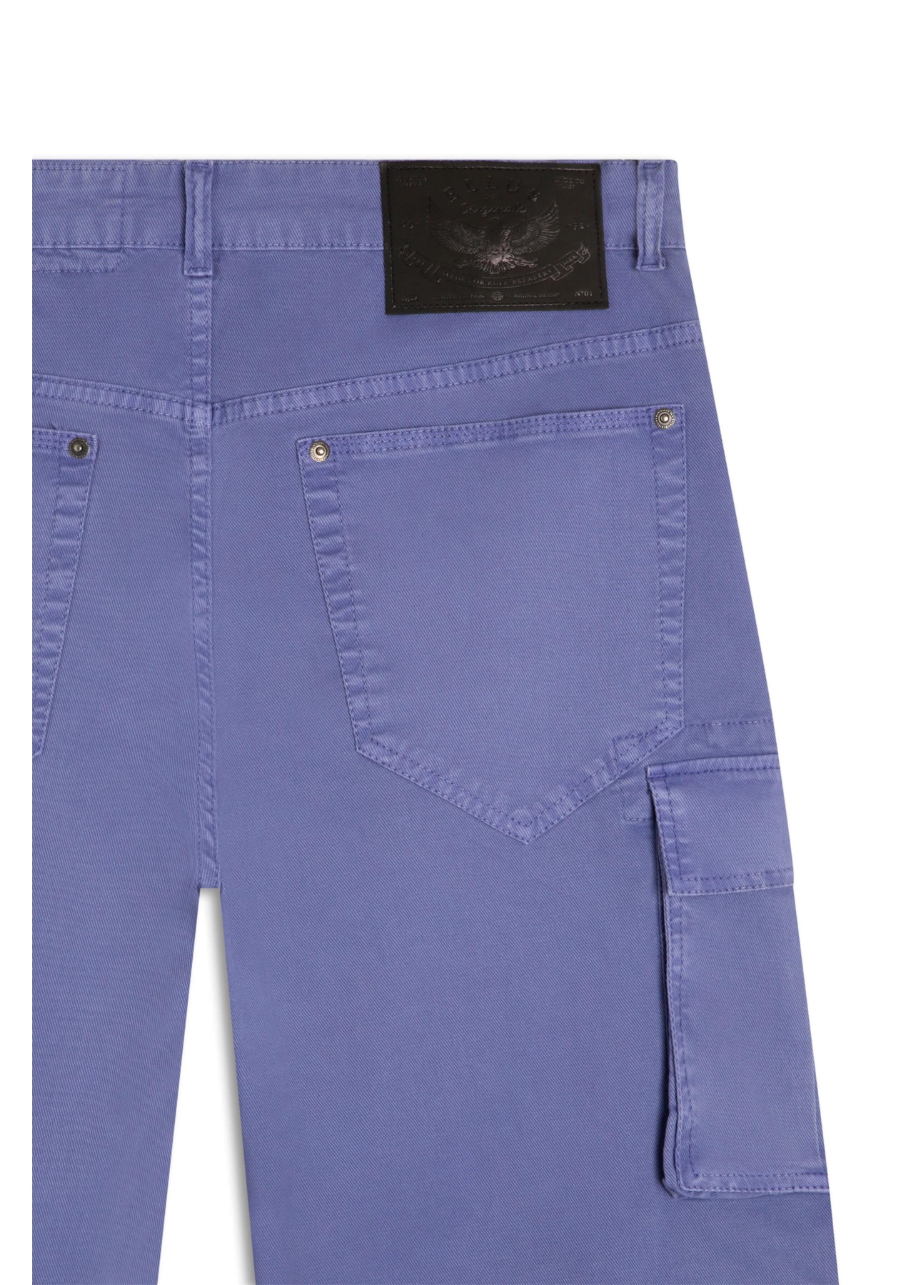 Bermuda Sarja Rain Cargo Azul Jeans
