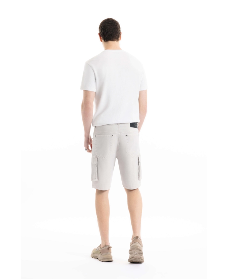 Bermuda Sarja Rain Cargo Silver