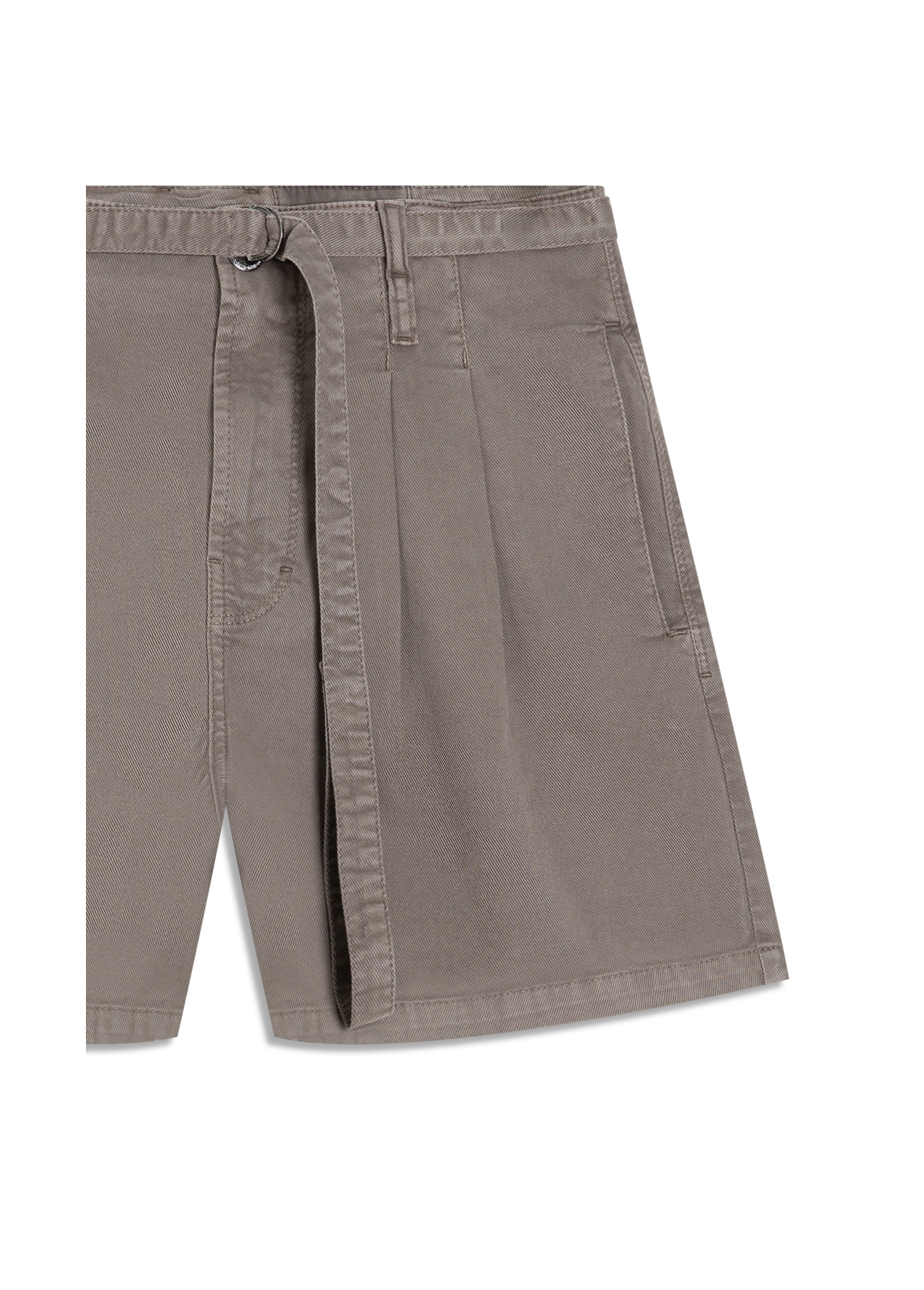 Bermuda Sarja Rain Cinto Castor