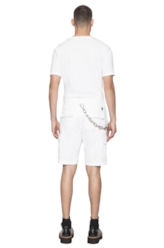 Bermuda Sarjado Parachute Cargo Branco