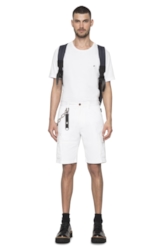 Bermuda Sarjado Parachute Cargo Branco