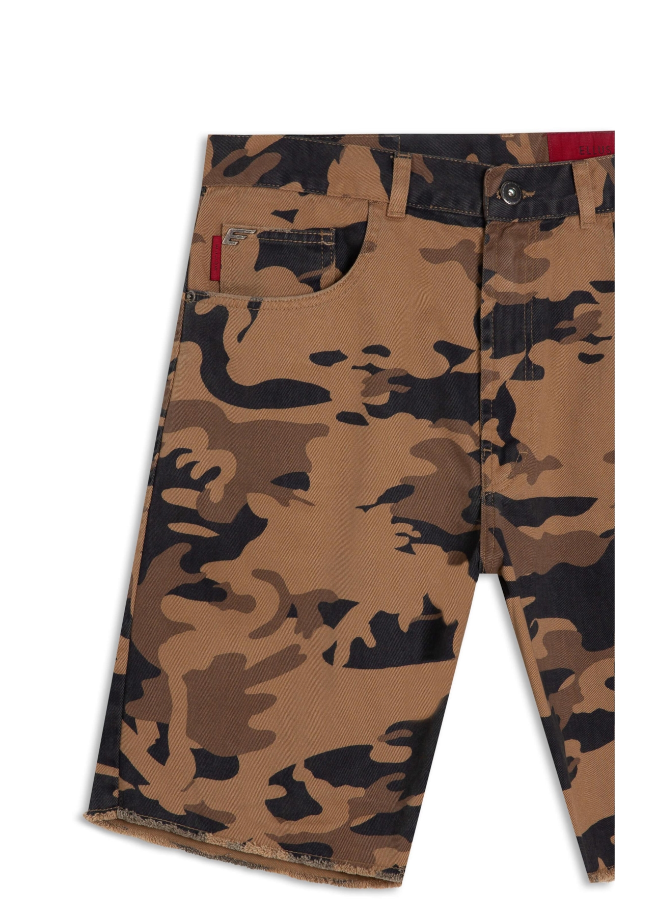 Bermuda Savage Camo Long Marrom