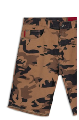 Bermuda Savage Camo Long Marrom