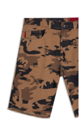 Bermuda Savage Camo Long Marrom