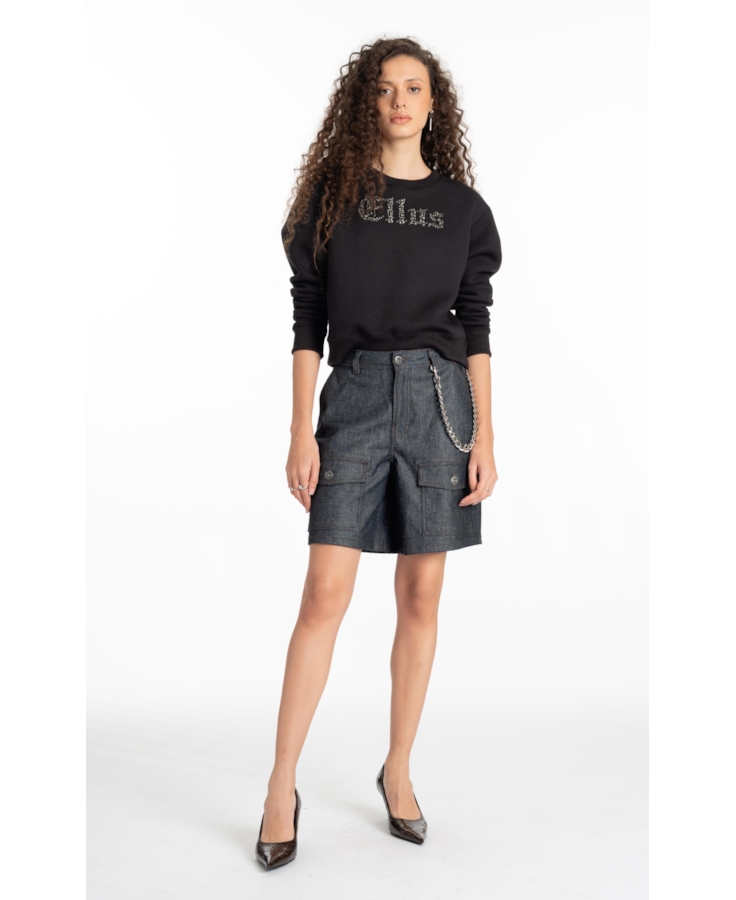 Bermuda Silver Blue Urban Cargo Marinho