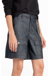Bermuda Silver Blue Urban Cargo Marinho