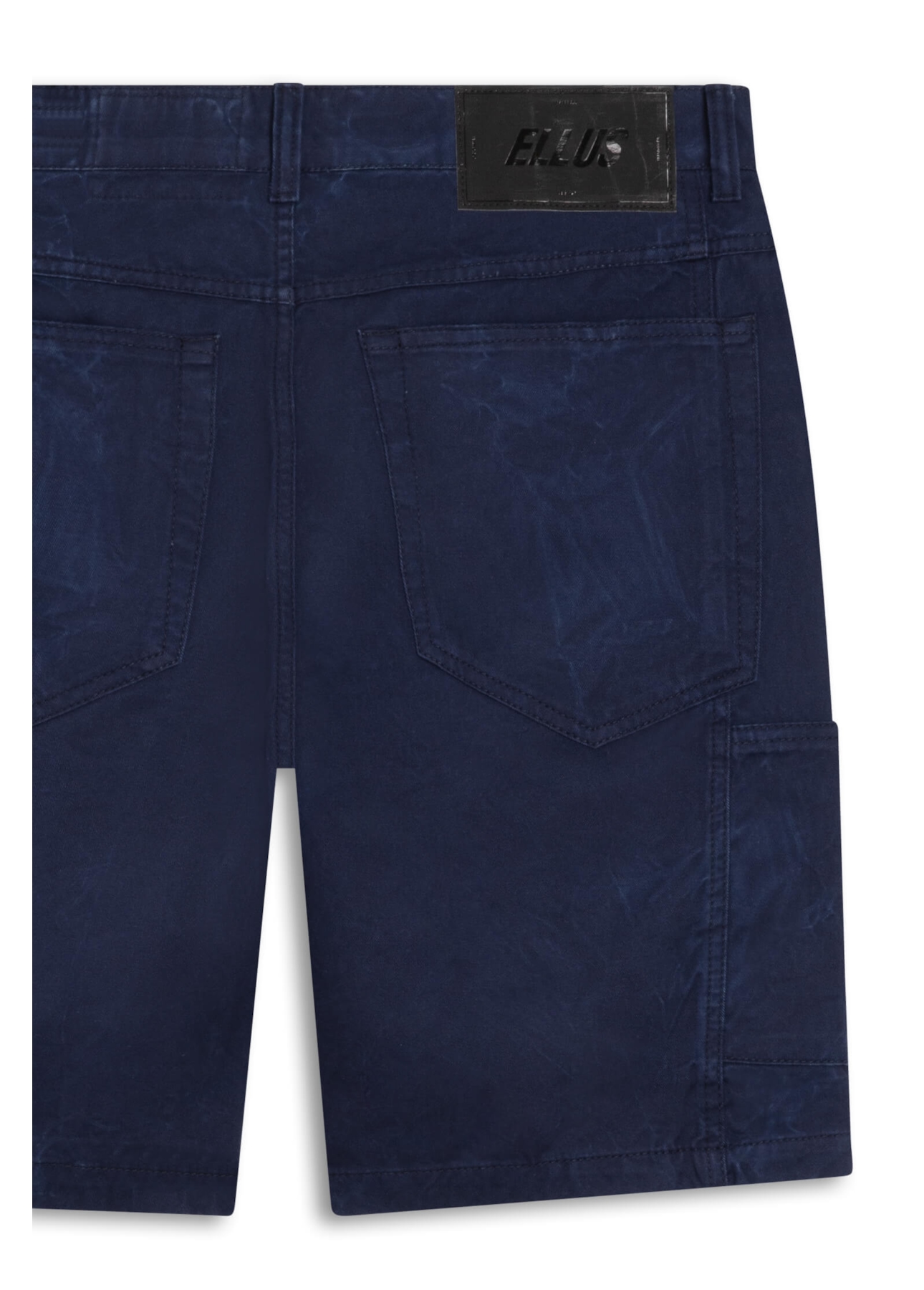 Bermuda Smooth Color Inovare Slouch Azul Bic