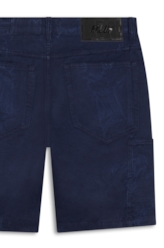 Bermuda Smooth Color Inovare Slouch Azul Bic