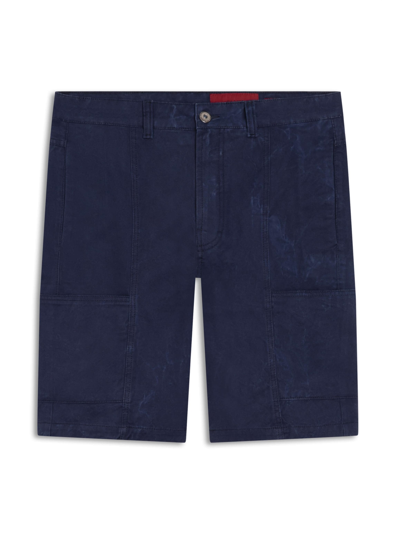 Bermuda Smooth Color Inovare Slouch Azul Bic