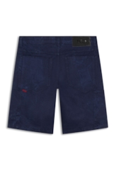 Bermuda Smooth Color Inovare Slouch Azul Bic