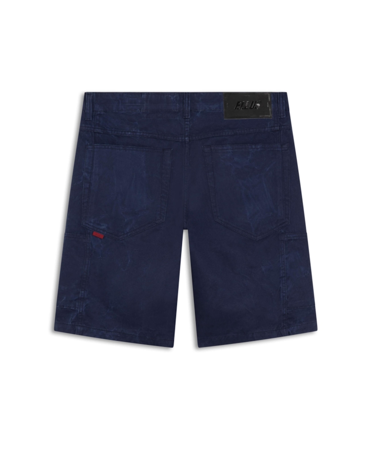 Bermuda Smooth Color Inovare Slouch Azul Bic