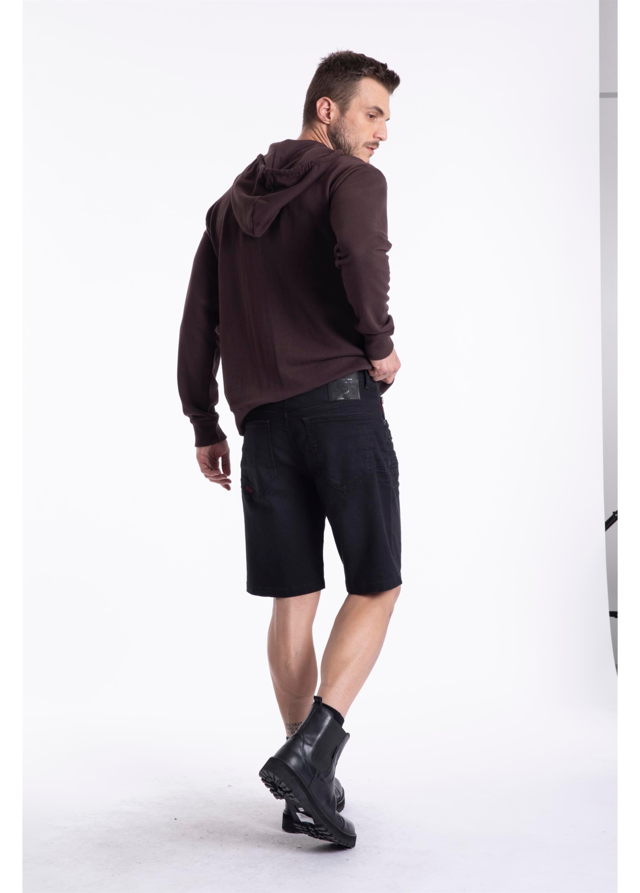 Bermuda Storm Elastic Long 144 Lav.Escuro C/ Lixado