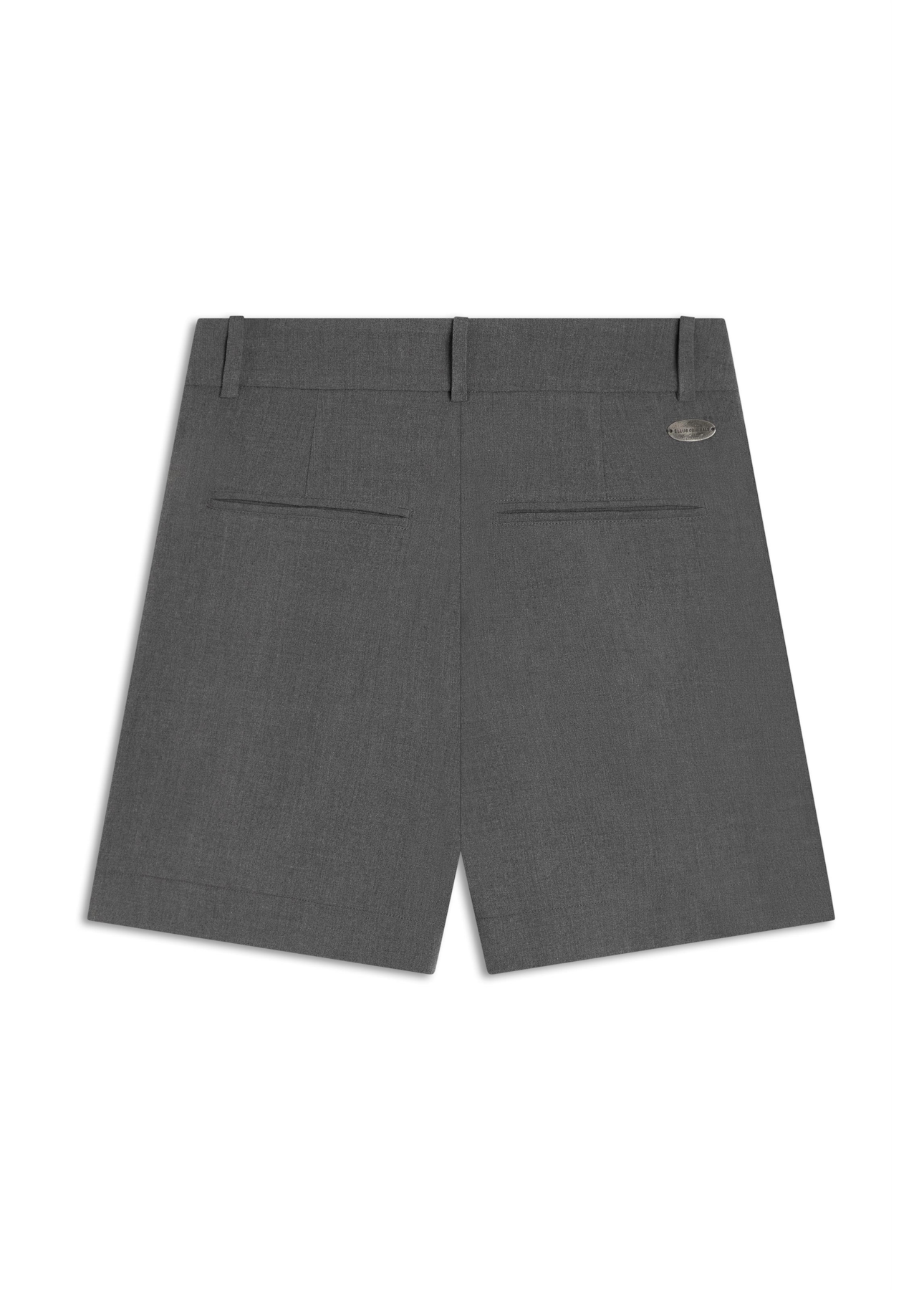 Bermuda Tailoring Pleats Cinza Medio