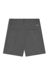 Bermuda Tailoring Pleats Cinza Medio