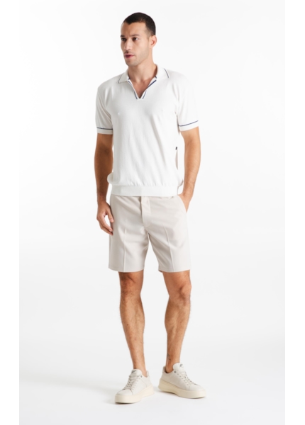 Bermuda Tailoring Trapezio b Faca Areia