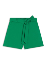 Bermuda Tega Evase Shorts Verde Bandeira