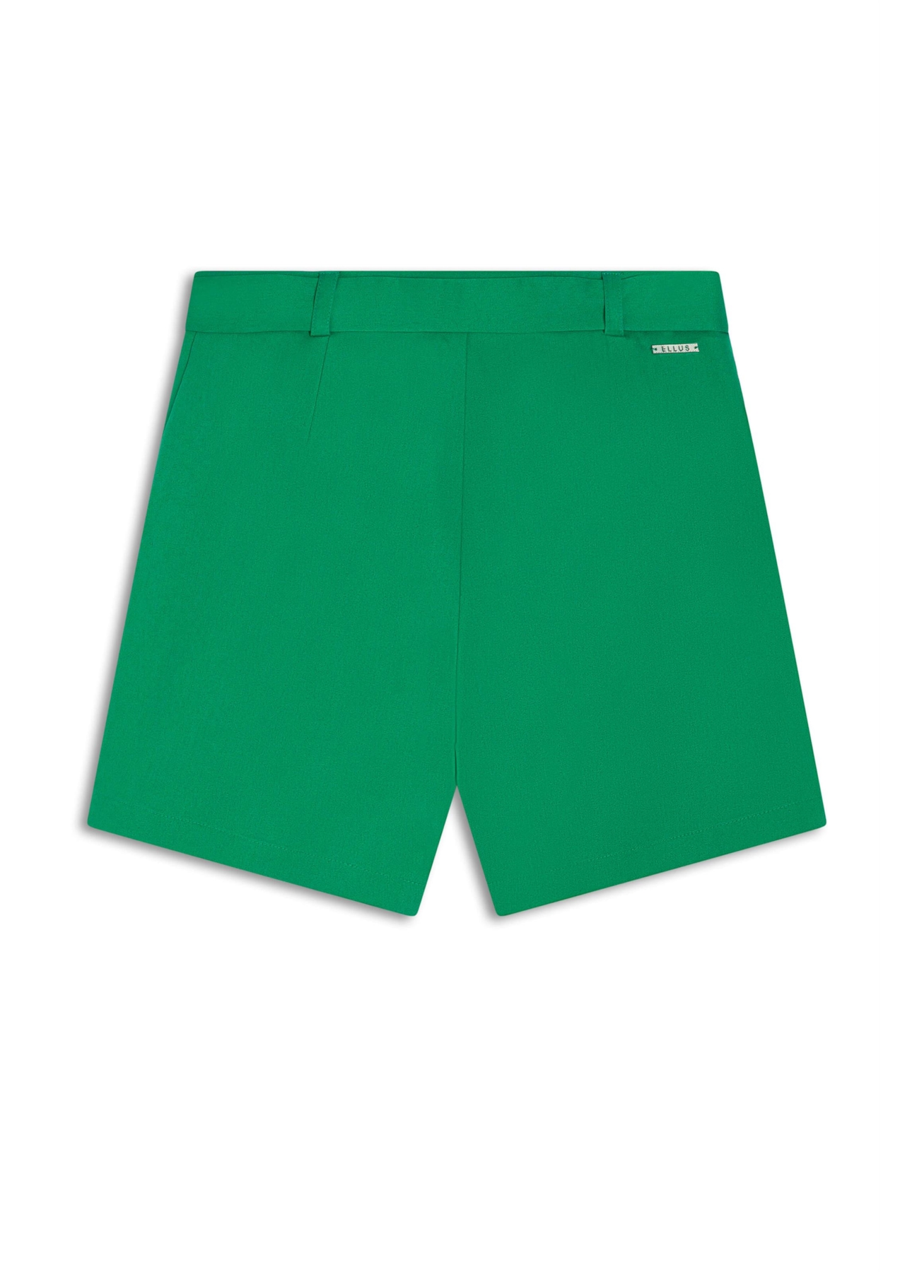 Bermuda Tega Evase Shorts Verde Bandeira
