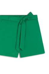 Bermuda Tega Evase Shorts Verde Bandeira