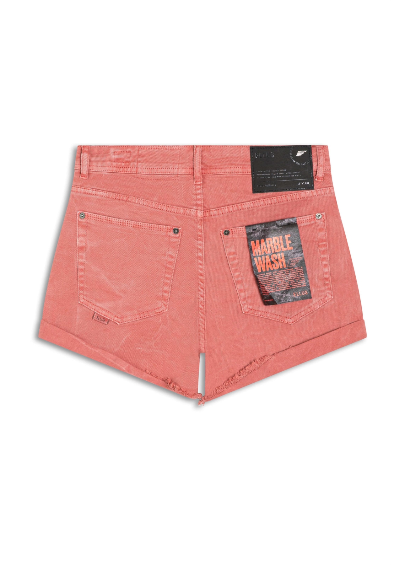 Bermuda Vintage Color Anitta Marble Wash Goiaba